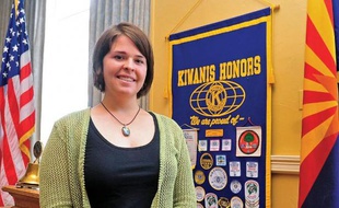 L'Américaine Kayla Mueller en 2013 à Prescott dans l'Arizona
