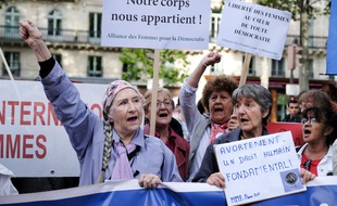 Lors d'une manifestation en faveur de l'IVG à Paris. (archives)