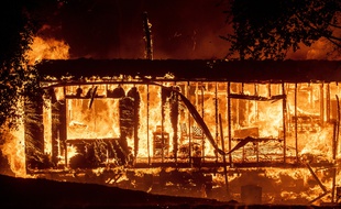 Le Kincade Fire, dans le comté de Sonoma, en Californie, avait brûlé plus de 4.000 hectares le 24 octobre 2019.