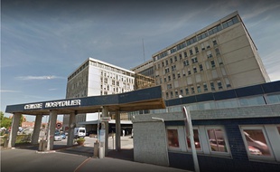 L'entrée du centre hospitalier de Dunkerque