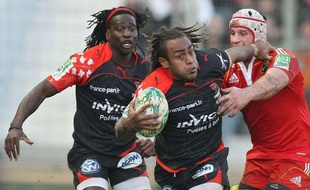 Les Toulonnais Lovobalavu et Sackey face au Munster, le 16 janvier 2011