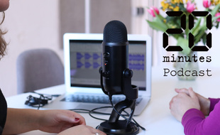 Illustration d'un enregistrement d'un podcast