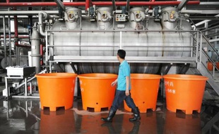Une usine de vêtements à Bozhou, dans l'est de la Chine, le 22 mai 2014