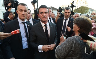 Le 6 novembre, lors de la venue de Manuel Valls à Moirans en Isère.