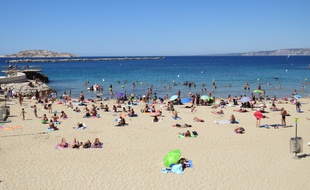 La plage des Catalans