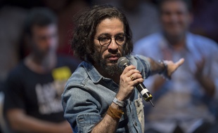 Jean Wyllys lors d'un discours à Rio de Janeiro, le 2 avril 2018.