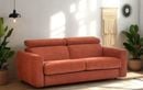 Terracotta tendance + gain de place : ce canapé ALESSIA 3 places coche toutes les cases