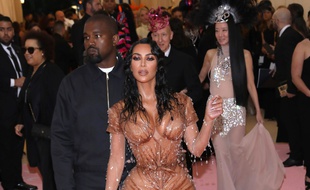 Les époux Kanye West et Kim Kardashian au Met Gala 2019