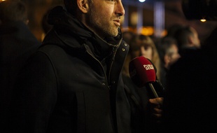 Raphael Glucksmann, fondateur du parti Place publique, photographié en février 2019 à Paris.