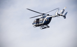 Un hélicoptère de la gendarmerie de Haute-Garonne.