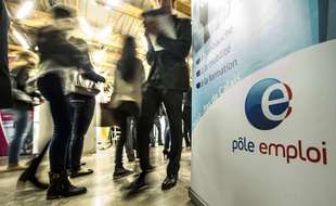 Photo d'archives du 30 septembre 2014 d'une agence Pôle Emploi à Villeneuve-d'Ascq.