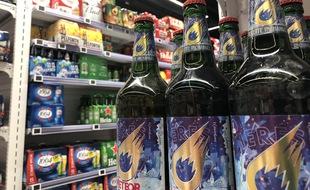 Les bières de Noël ont investi les rayons des supermarchés, comme ici à Illkirch-Graffenstaden.
