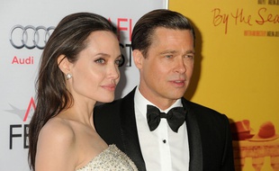 Les ex-époux Angelina Jolie et Brad Pitt du temps de leur mariage en 2015