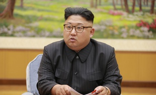 Kim Jong-Un, dirigeant de la Corée du Nord, participe à une réunion le 3 septembre 2017.