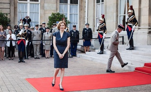 La ministre de la défense Florence Parly lors de la passation de pouvoirs, le 22 juin 2017.