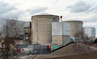 La centrale nucléaire de Fessenheim, dans le Haut-Rhin, le 14 mars 2011