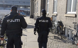 Des policiers danois, le 25 février 2015.