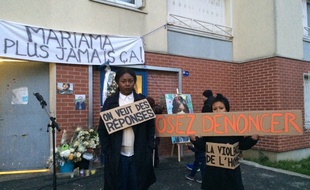 La marche blanche en hommage à Mariama