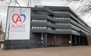 Les locaux de la Collectivité européenne d'Alsace, à Strasbourg, où sera installé le prochain vaccinodrome.