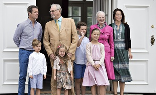 La famille royale du Danemark en juillet 2016
