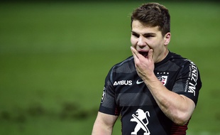 Antoine Dupont, le demi de mêlée du Stade Toulousain.