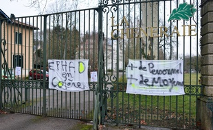 Saint Quentin Fallavier Nord Isere le 30/01/2018: Greve du personnel d EHPAD de saint quentin Fallavier pour manque de moyens.