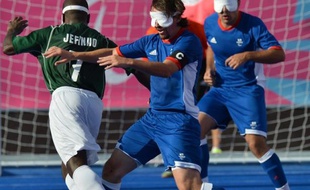 L'équipe de France de cécifoot a subi la loi du Brésil 2 à 0 en finale des Jeux paralympiques 2012, à Londres.