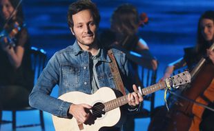 Vianney lors des 36e Victoires de la Musique en février 2021