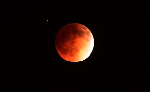 L'éclipse lunaire du 15 avril 2014.