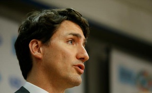 Le Premier minitres canadien Justin Trudeau, à New York le 22 avril 2016