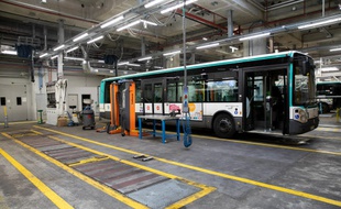 Un bus de la RATP. (illustration)
