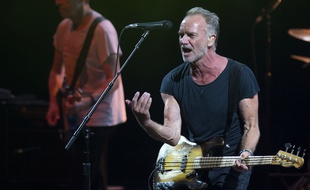 Le chanteur et musicien britannique Sting était en concert à Lyon le 17 juillet 2019. Illustration.