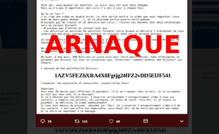 Capture d'écran du message de prévention diffusé par la police nationale sur les réseaux sociaux.