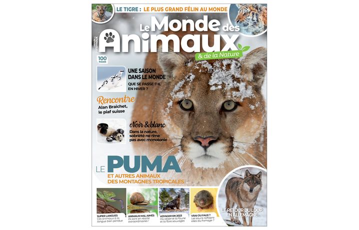 Le Monde des Animaux & de la nature est un magazine trimestriel.