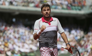 Stanislas Wawrinka à Roland-Garros le 7 juin 2015.