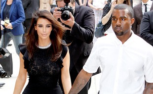 La star de la télé-réalité Kim Kardashian et le rappeur Kanye West
