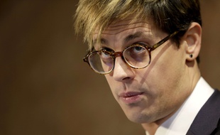 Le journaliste Milo Yiannopoulos annonce sa démission du site Breitbart News, le 21 février 2017.