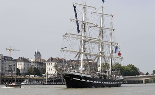 Le Belem à Nantes le 25 juin 2017.