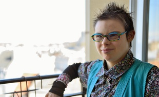 Eleonore Laloux, 28 ans, le 20 mars 2014 à Arras.