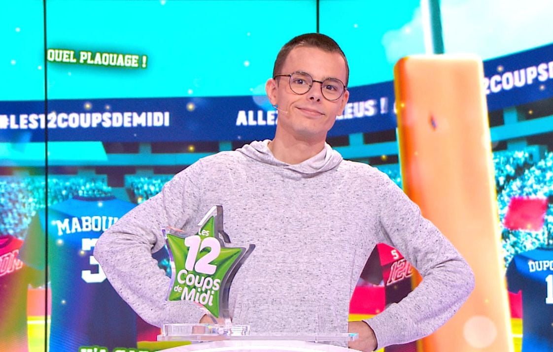 Emilien est désormais le gagnant avec la plus grosse cagnotte des « 12 coups de midi » sur TF1. 