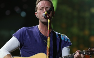 La chanteur de Coldplay Chris Martin