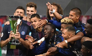 Thiago Motta et les Parisiens ont remporté leur premier titre de la saison en Autriche.