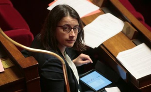 Cécile Duflot le 8 février 2016 à l'Assemblée nationale à Paris