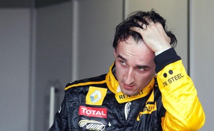 Le pilote Renault, Robert Kubica, le 15 mai 2010