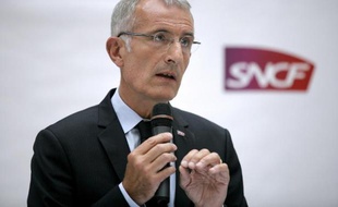 Guillaume Pepy, à la tête de la SNCF, le 7 juillet 2014 à Paris
