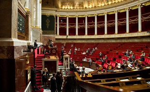 Paris le 7 juin 2011. Palais Bourbon. Illustration séance Assemblée nationale. Députés. Hémicycle. Ministres.