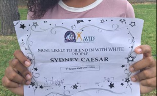 Une élève a reçu le diplôme de «la plus susceptible de se mélanger avec les blancs»