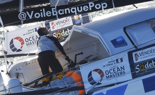Armel le Cléac'h sur le Vendée Globe 2016