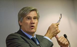 Le ministre français de l'Agriculture Stéphane le Foll, le 7 octobre 2015 à Cournon-d'Auvergne