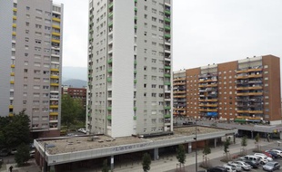 Le quartier Mistral, à Grenoble, où a eu lieu le coup de filet de la PJ, mardi 13 mai.